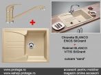 PACHET CHIUVETA BLANCOENOS + ROBINET BLANCOVITIS SILGRANIT, SAND,CORP MINIM 450 MM, PROMOTIE