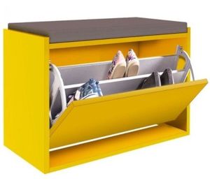 PANTOFAR MODERN CU SEZUT TAPITAT, GALBEN - PANTOFAR MODERN CU SEZUT TAPITAT, GALBEN