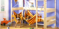 HAMAC CLASIC PENTRU COPII CHICA ROSU GALBEN - HAMAC CLASIC PENTRU COPII CHICA ROSU GALBEN