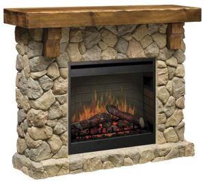 SEMINEU RUSTIC FIELDSTONE CU FOCAR ELECTRIC 3D DIMPLEX OPTIFLAME DF2608-EU - SEMINEU RUSTIC FIELDSTONE CU FOCAR ELECTRIC 3D DIMPLEX OPTIFLAME DF2608-EU