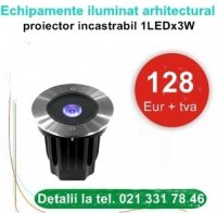 PROIECTOR INCASTRABIL IN PAVIMENT - ILUMINAT ARCHITECTURAL CU LED - PROIECTOR INCASTRABIL IN PAVIMENT - ILUMINAT ARCHITECTURAL CU LED