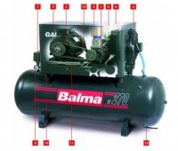 COMPRESOR BALMA GALAXY 10-270- 1.24 MC/MIN - COMPRESOR BALMA GALAXY 10-270- 1.24 MC/MIN