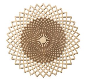 DECOR PERETE DIN LEMN SANTINO, DESIGN INTERIOR MODERN, 75X75 CM, DEBITAT LASER - DECOR PERETE DIN LEMN SANTINO, DESIGN INTERIOR MODERN, 75X75 CM, DEBITAT LASER
