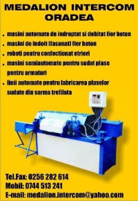 UTILAJE TAIAT FASONAT SUDAT FIER BETON ETRIERI - UTILAJE TAIAT FASONAT SUDAT FIER BETON ETRIERI