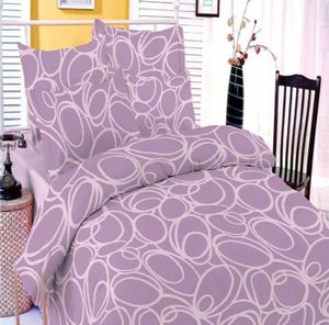 LENJERIE DE PAT BUMBAC DELUX PUCIOASA CAFEO VIOLET - LENJERIE DE PAT BUMBAC DELUX PUCIOASA CAFEO VIOLET