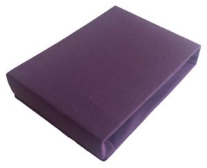 CEARCEAF DE PAT BUMBAC JERSEY CU ELASTIC, 160x200 CM, VIOLET - CEARCEAF DE PAT BUMBAC JERSEY CU ELASTIC, 160x200 CM, VIOLET