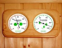 TERMOMETRU-HIGROMETRU PENTRU SAUNA - TERMOMETRU-HIGROMETRU PENTRU SAUNA