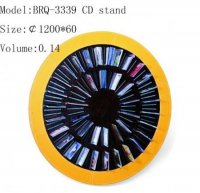 SUPORT PERETE PT CD SI DVD - ROTUND CU PIELE - BRQ-3339 - SUPORT PERETE PT CD SI DVD - ROTUND CU PIELE - BRQ-3339