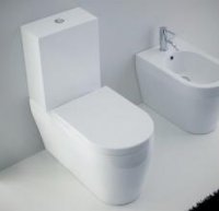 VAS WC STATIV MONOBLOC NERO CERAMICA GENESI FABRICAT IN ITALIA - VAS WC STATIV MONOBLOC NERO CERAMICA GENESI FABRICAT IN ITALIA