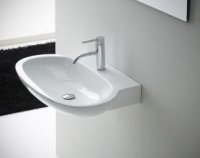 LAVOAR SUSPENDAT NERO CERAMICA BIANCA 50/60/75 CM FABRICAT IN ITALIA - LAVOAR SUSPENDAT NERO CERAMICA BIANCA 50/60/75 CM FABRICAT IN ITALIA