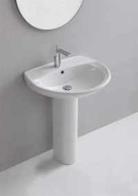 LAVOAR CU PIEDESTAL NERO CERAMICA YESTERDAY FABRICAT IN ITALIA - LAVOAR CU PIEDESTAL NERO CERAMICA YESTERDAY FABRICAT IN ITALIA