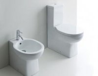 SET DE BAIE NEROCERAMICA BIANCA STATIV MONOBLOC FABRICAT IN ITALIA - SET DE BAIE NEROCERAMICA BIANCA STATIV MONOBLOC FABRICAT IN ITALIA