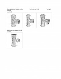 FITINGURI INOX CU IMBINARE PRIN PRESARE - FITINGURI INOX CU IMBINARE PRIN PRESARE