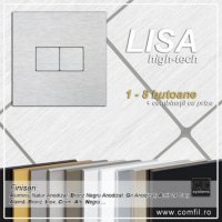 INTRERUPATOR HIGHTECH, 2 BUTOANE CU REVENIRE  - LISA CARRE - INTRERUPATOR HIGHTECH, 2 BUTOANE CU REVENIRE  - LISA CARRE