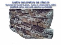 PIATRA DECORATIVA RECONSTITUITA - PIATRA DECORATIVA RECONSTITUITA