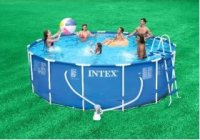 PISCINA INTEX METAL FRAME CU CADRU METALIC D=457 CM, INALTIME 107CM. SISTEM DE FILTRARE SI ACCESORII - PISCINA INTEX METAL FRAME CU CADRU METALIC D=457 CM, INALTIME 107CM. SISTEM DE FILTRARE SI ACCESORII