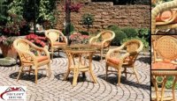 SET RATTAN NATURAL - SET RATTAN NATURAL