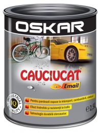 OSKAR EMAIL CAUCIUCAT GRI INCHIS 0.75L - OSKAR EMAIL CAUCIUCAT GRI INCHIS 0.75L