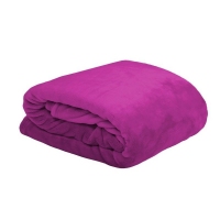 PATURA FLEECE PUFOASA DOUDOU - CULOARE FUCSIA - PATURA FLEECE PUFOASA DOUDOU - CULOARE FUCSIA