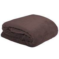 PATURA FLEECE PUFOASA DOUDOU - CULOARE CHOCOLAT - PATURA FLEECE PUFOASA DOUDOU - CULOARE CHOCOLAT