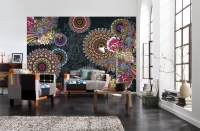 FOTOTAPET FLORAL BOHO MANDALA CORRO - FOTOTAPET FLORAL BOHO MANDALA CORRO