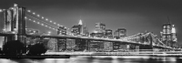 FOTOTAPET URBAN - PODUL BROOKLYN ALB NEGRU - FOTOTAPET URBAN - PODUL BROOKLYN ALB NEGRU