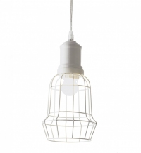 LAMPA SUSPENDATA IDEAL LUX - CAGE SP1 CILINDRICA - LAMPA SUSPENDATA IDEAL LUX - CAGE SP1 CILINDRICA