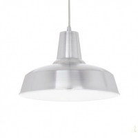 LAMPA SUSPENDATA IDEAL LUX - MOBY SP1 ARGINTIU - LAMPA SUSPENDATA IDEAL LUX - MOBY SP1 ARGINTIU