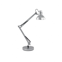 LAMPA DE BIROU - WALLY TL1 ARGINTIU - LAMPA DE BIROU - WALLY TL1 ARGINTIU