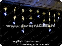 TURTURI LUMINOSI CU LEDURI ALB CALD SI EFECT FLASH CU STELUTE - TURTURI LUMINOSI CU LEDURI ALB CALD SI EFECT FLASH CU STELUTE