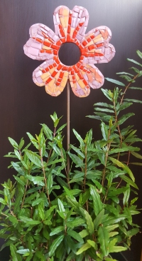 TIJA DECORATIVA TUTORE SUPORT PLANTE DIN MOZAIC - TIJA DECORATIVA TUTORE SUPORT PLANTE DIN MOZAIC