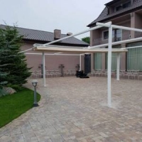 PERGOLA RETRACTABILA 5M X 7M X 3M CADERE SPRE 2.90M - PERGOLA RETRACTABILA 5M X 7M X 3M CADERE SPRE 2.90M