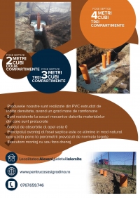 FOSE SEPTICE TRICOMPARTIMENTATE - FOSE SEPTICE TRICOMPARTIMENTATE