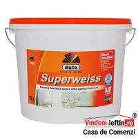 VOPSEA LAVABILA INTERIORDUFA SUPERWEISS 15L DISPONIBIL SI IN AMBALAJ DE 7,5L - VOPSEA LAVABILA INTERIORDUFA SUPERWEISS 15L DISPONIBIL SI IN AMBALAJ DE 7,5L