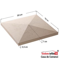 CAPAC STALP GARD ROMA 50X50X7 CM - CAPAC STALP GARD ROMA 50X50X7 CM