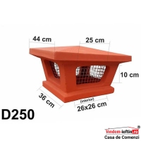 PALARIE COS DE FUM D250 CLASIC 36X36CM - PALARIE COS DE FUM D250 CLASIC 36X36CM