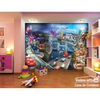 FOTOTAPET DISNEY CARS WORLD 8400 368X254CM - FOTOTAPET DISNEY CARS WORLD 8400 368X254CM