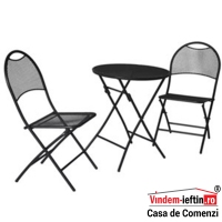 SET GRADINA MASA + 2 SCAUNE NAVASSA BISTRO - SET GRADINA MASA + 2 SCAUNE NAVASSA BISTRO