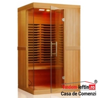 SAUNA LUXURY 113X103X194 CM 2000 W - SAUNA LUXURY 113X103X194 CM 2000 W