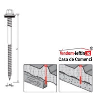 HOLSURUB PENTRU STRUCTURI DE LEMN CU GROSIME DE PANA LA 6MM 6.3 X 100 GTW (100BUC/CUT) - HOLSURUB PENTRU STRUCTURI DE LEMN CU GROSIME DE PANA LA 6MM 6.3 X 100 GTW (100BUC/CUT)