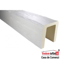 GRINDA DECORATIVA POLIURETAN ALB RUSTIC 19X17CM 2M - GRINDA DECORATIVA POLIURETAN ALB RUSTIC 19X17CM 2M