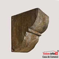 CONSOLA DECORATIVA POLIURETAN MARO INCHIS RUSTIC 19X17CM - CONSOLA DECORATIVA POLIURETAN MARO INCHIS RUSTIC 19X17CM