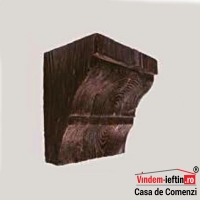 CONSOLA DECORATIVA POLIURETAN MARO INCHIS RUSTIC EQ 19X13CM - CONSOLA DECORATIVA POLIURETAN MARO INCHIS RUSTIC EQ 19X13CM