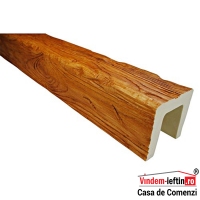 GRINDA DECORATIVA POLIURETAN MARO DESCHIS RUSTIC 12X12CM 2M - GRINDA DECORATIVA POLIURETAN MARO DESCHIS RUSTIC 12X12CM 2M