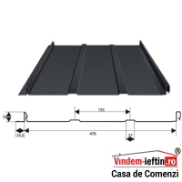 PANOU PENTRU ACOPERIșURI 0.5 MM MAT PLUS RETROPLUS BLACHOTRAPEZ - PANOU PENTRU ACOPERIșURI 0.5 MM MAT PLUS RETROPLUS BLACHOTRAPEZ