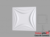 PANOU DECORATIV 3D DIN POLIURETAN MODEL LILIAC 600X600MM - PANOU DECORATIV 3D DIN POLIURETAN MODEL LILIAC 600X600MM