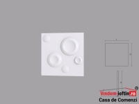 PANOU DECORATIV 3D DIN POLIURETAN MODEL IRIS 300X300MM - PANOU DECORATIV 3D DIN POLIURETAN MODEL IRIS 300X300MM