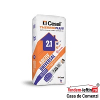 ADEZIV VATA BAZALTICA LIPIRE SI MASA DE SPACLU CESAL THERMOPLUS - ADEZIV VATA BAZALTICA LIPIRE SI MASA DE SPACLU CESAL THERMOPLUS