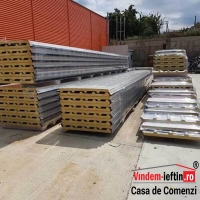 PANOU SANDWICH PERETE GROSIME 120MM PIR IMBINARE ASCUNSA GR. TABLA EXT 0.5MM /0.4 INT - PANOU SANDWICH PERETE GROSIME 120MM PIR IMBINARE ASCUNSA GR. TABLA EXT 0.5MM /0.4 INT