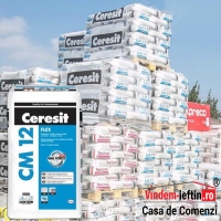 ADEZIV CERESIT CM12 25KG PALET 48SACI - ADEZIV CERESIT CM12 25KG PALET 48SACI